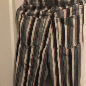 Striped Vintage "Mom Jeans"